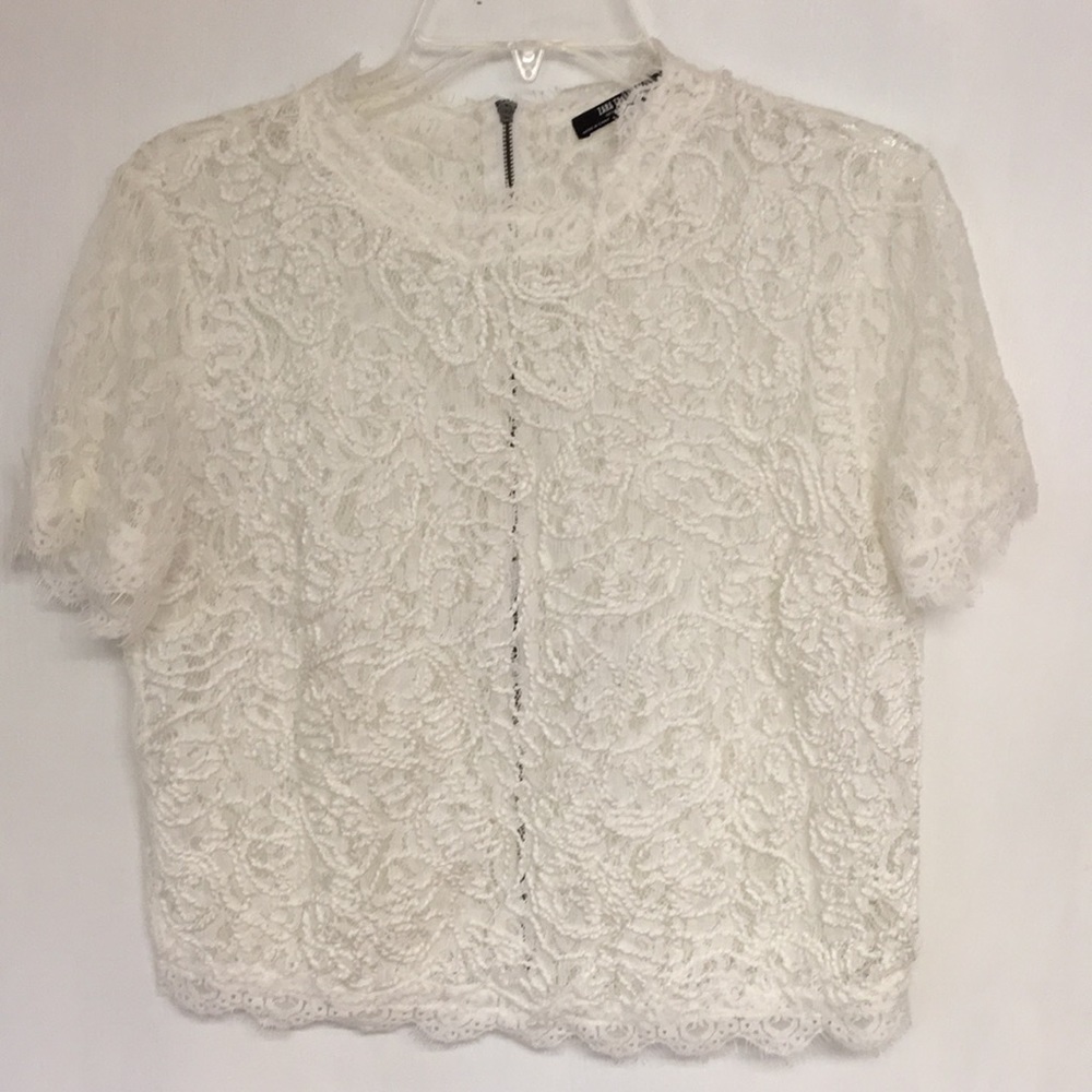 Zara lace tshirt